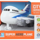 Großes batteriebetriebenes Flugzeug mit Licht und Sound