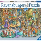Puzzle 2D 1000 Ravensburger Norden in der Bibliothek