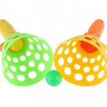 Kunststoffspiel Catch Ball – Set mit 2 Körbchen und 3 Bällen, 19 cm im Netz