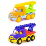 Plastik-Feuerwehrauto mit ausziehbarer Leiter