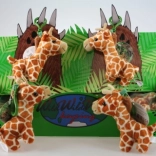 Plüsch-Giraffe Schlüsselanhänger