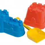 ANDRONI Sandformen – Burgmauern mit Schaufel (Farbmix)