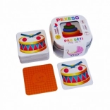 Pexeso für Kinder in einer Blechdose