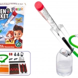 Ökologische Wasserrakete mit Druckluft – wissenschaftliche Experimente für Kinder (23 Teile)