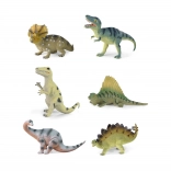 Dinosaurier-Set 6 Arten 20–23 cm – 1 Stück