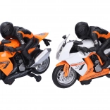 Rennmotorrad mit Fahrer 28 cm mit Licht und Sound