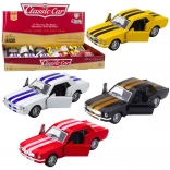 Klassisches Metallauto 1:32 mit Pull-Back-Antrieb und öffnenden Türen