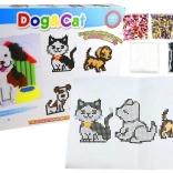 Bügelperlen-Set Hund und Katze 6000 Stk.