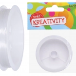 Transparentes Nylonfaden für Perlen 0,6 mm, 14 m