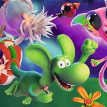 Puzzle 100 Teile - Drache Diplodok und Freunde