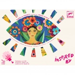 Inspiriert von Frida Kahlo – kreative 3D-Papierdekorationen Djeco