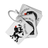 Kontrastkarten mit Farbelement für Babys