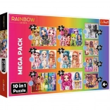 Trefl Puzzle Rainbow High Mega Pack 10-in-1