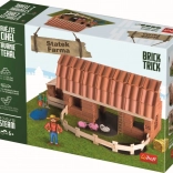 Trefl Brick Trick Bauernhof XL – Bausatz aus echten Ziegeln