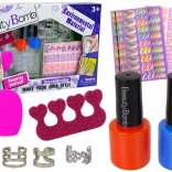 Nageldekorationsset für Kinder mit bunten Lacken und Aufklebern