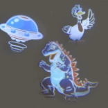 Laserpistolen mit Projektor