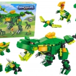 Dinosaurier-Bausteine 6-in-1 Dinosaur DIY Set 160 Teile.