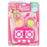 Plastik-Kochset mit Herd für Kinder