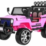 Kinder-Geländewagen Raptor Drifter 4x4 pink mit Fernbedienung, LED und MP3