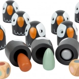 Farben-Memo Small Foot Safari – Holz-Gedächtnisspiel mit Würfel