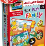 LISCIANI Steckpuzzle BOX PLAY FAMILY – Jungtiere