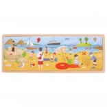 Holzpuzzle Am Strand