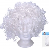 Weiße Nikolaus-Perücke