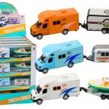 Spielzeug Geländewagen Mit Boot Oder Wohnwagen Metallantrieb