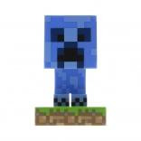 LED-Lampe MINECRAFT – Creeper blau (10 cm)