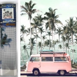 Diamantmalerei Pinker Bus 30x40 cm