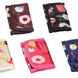 Stylische Geldbörse mit Klettverschlusstasche