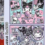 Puzzle KUROMI Streiche 2×200 Teile