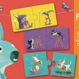 DJECO Duo Puzzle Gegensätze