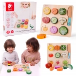 Holz-Set zum Schneiden von Gemüse Classic World