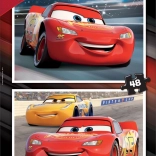 Educa Puzzle Autos 3: Rennstrecke 2x48 Teile