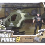 Militärset mit Hubschrauber