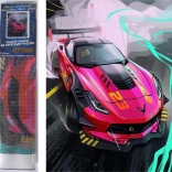 Diamantmalerei Pinker Sportwagen 30 × 40 cm