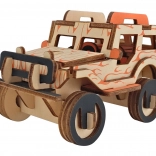 Holz 3D Puzzle Jeep