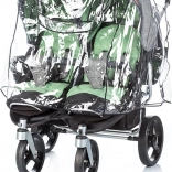 Universelle Regenhülle für Zwillingskinderwagen CHIPOLINO