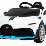Elektrisches Kinderauto BUGATTI Divo 12V mit Fernbedienung, EVA-Rädern und LED