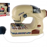 Kinder-Nähmaschine mit Licht, batteriebetrieben, 20 cm