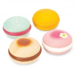 Holz-Macarons LE TOY VAN Honeybake – Set mit 4 Stück