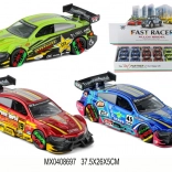 Metall-Rennauto 1:36 mit öffnenden Türen und Aufziehantrieb