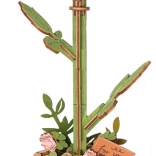 3D Holzpuzzle Rosa Rose ROBO TIME