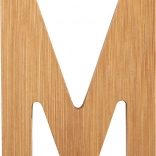 small foot Bambus-Buchstabe M
