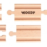 Gleisstrecken und Prellböcke – Set mit 6 Teilen