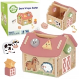 Woopie Green Holz-Bauernhof-Formen- und Farbsorter, 13 Teile