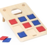 VIGA Wurfspiel 2-in-1 Tic-Tac-Toe + Cornhole
