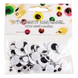 Augen mit beweglicher Pupille zum Basteln