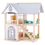 Puppenhaus mit Möbeln Villa Isabelle